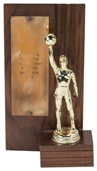 1964 Catholic High School Athletic Association All City Tournament 1st Place Trophy Presented To Lew Alcindor (Abdul-Jabbar LOA)